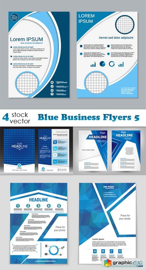 Blue Business Flyers 5