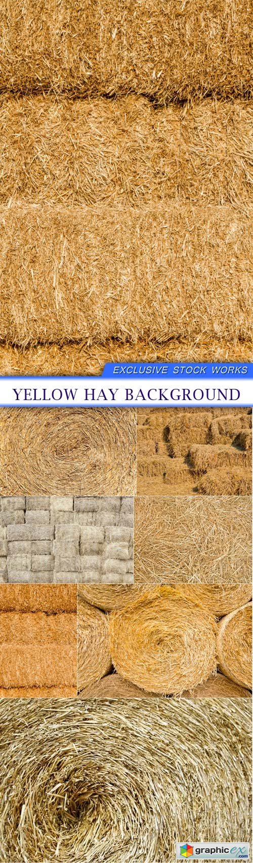 Yellow hay background 7X JPEG