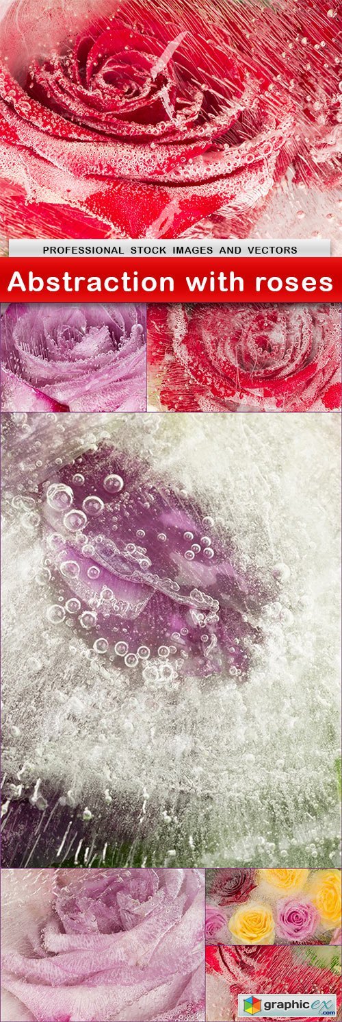Abstraction with roses - 7 UHQ JPEG