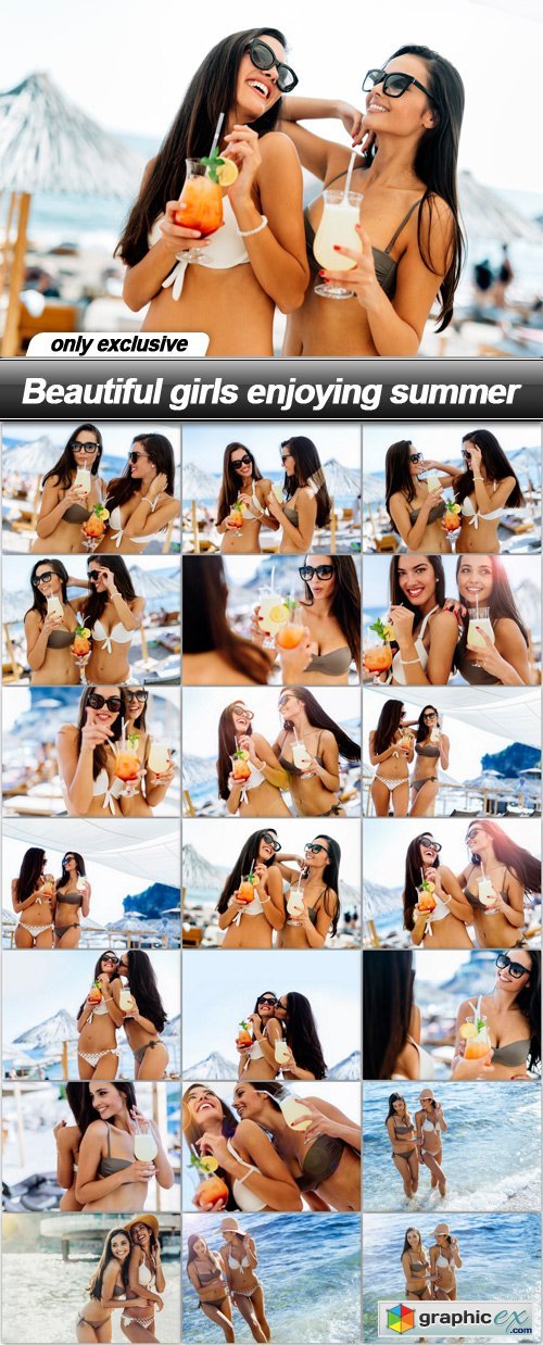 Beautiful girls enjoying summer - 21 UHQ JPEG