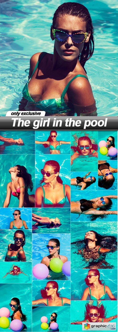 The girl in the pool - 20 UHQ JPEG