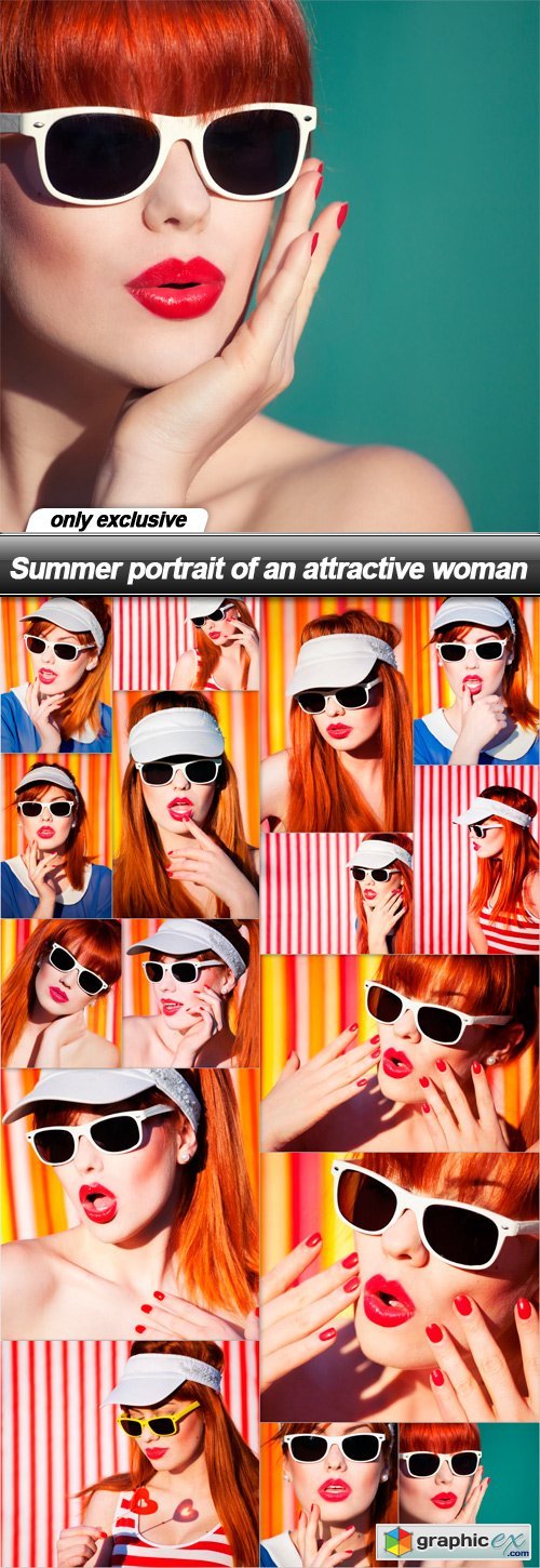 Summer portrait of an attractive woman - 16 UHQ JPEG