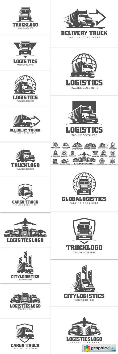 Set of Truck Logo