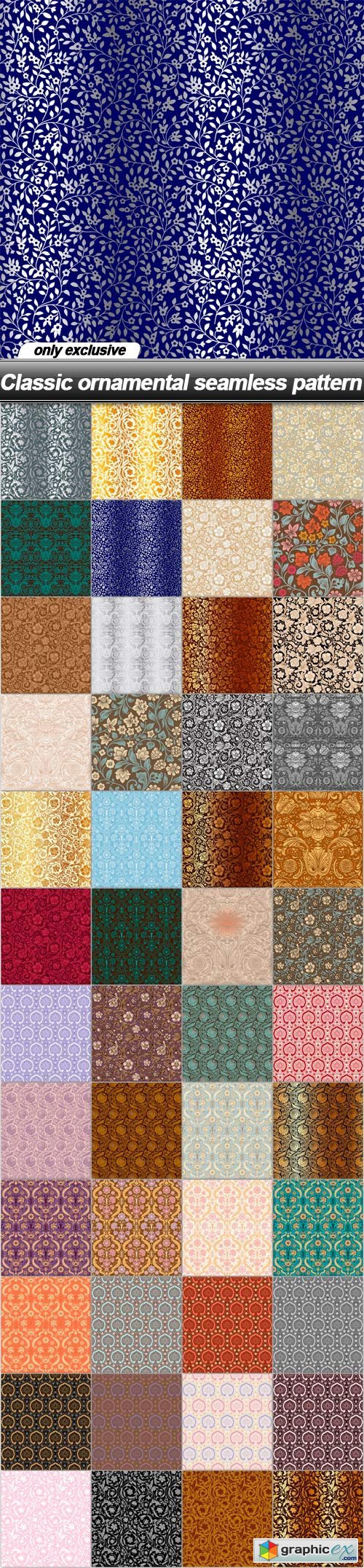 Classic ornamental seamless pattern - 48 EPS