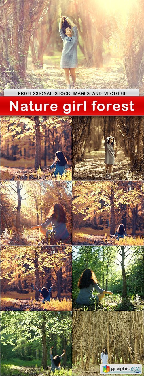 Nature girl forest - 9 UHQ JPEG
