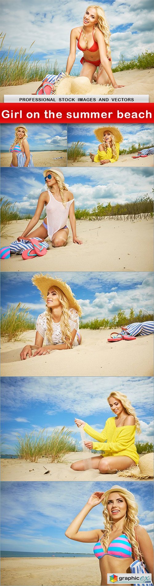 Girl on the summer beach - 7 UHQ JPEG
