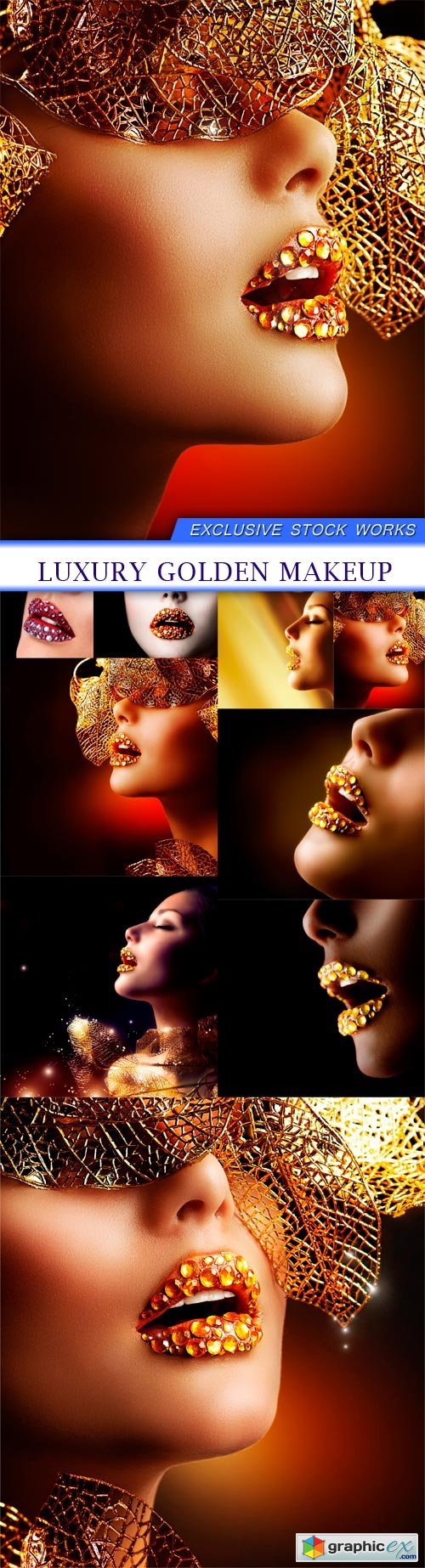 Luxury Golden Makeup 9X JPEG