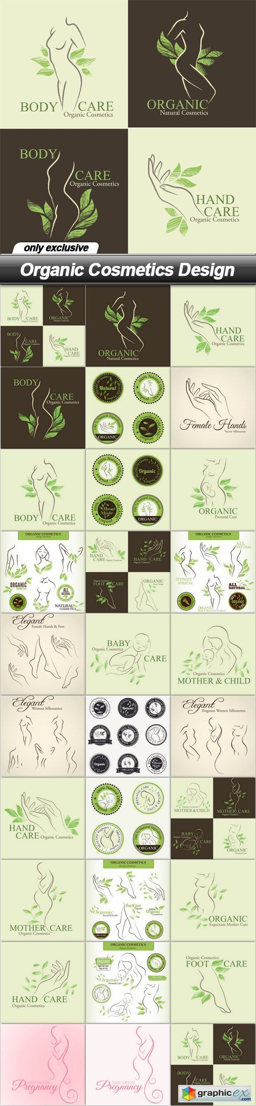 Organic Cosmetics Design - 29 EPS