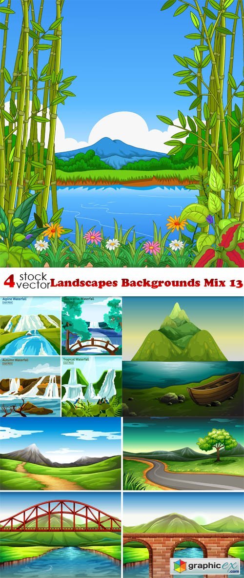 Landscapes Backgrounds Mix 13