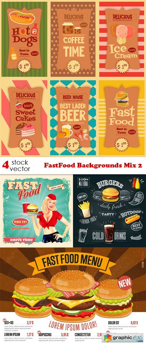 FastFood Backgrounds Mix 2