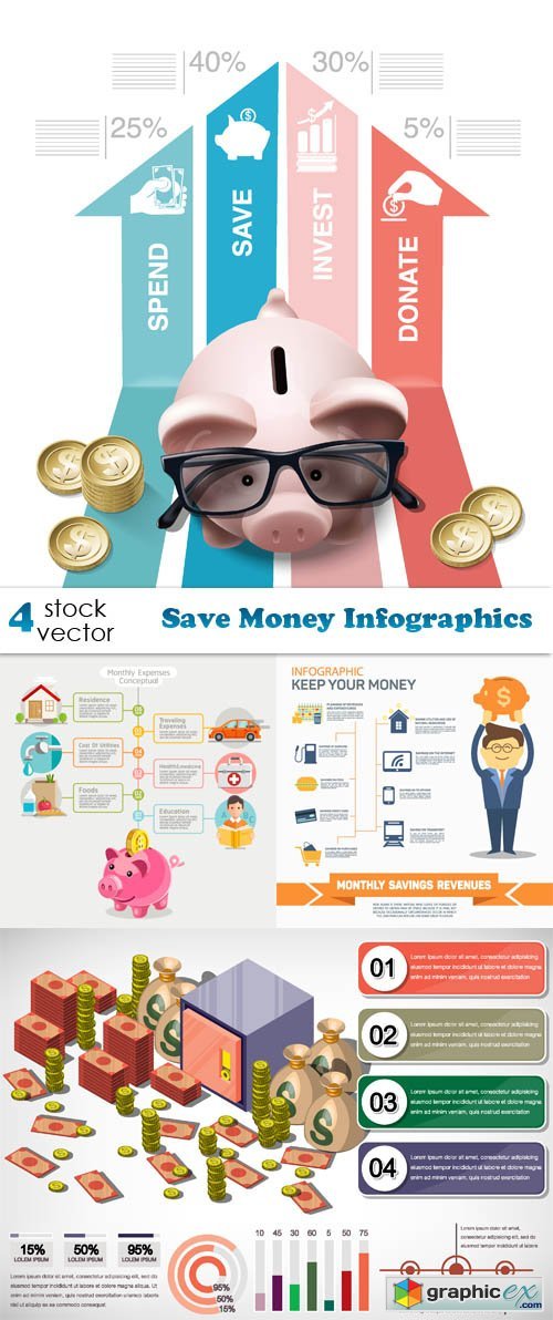 Save Money Infographics