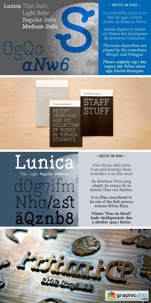 Lunica Font Family