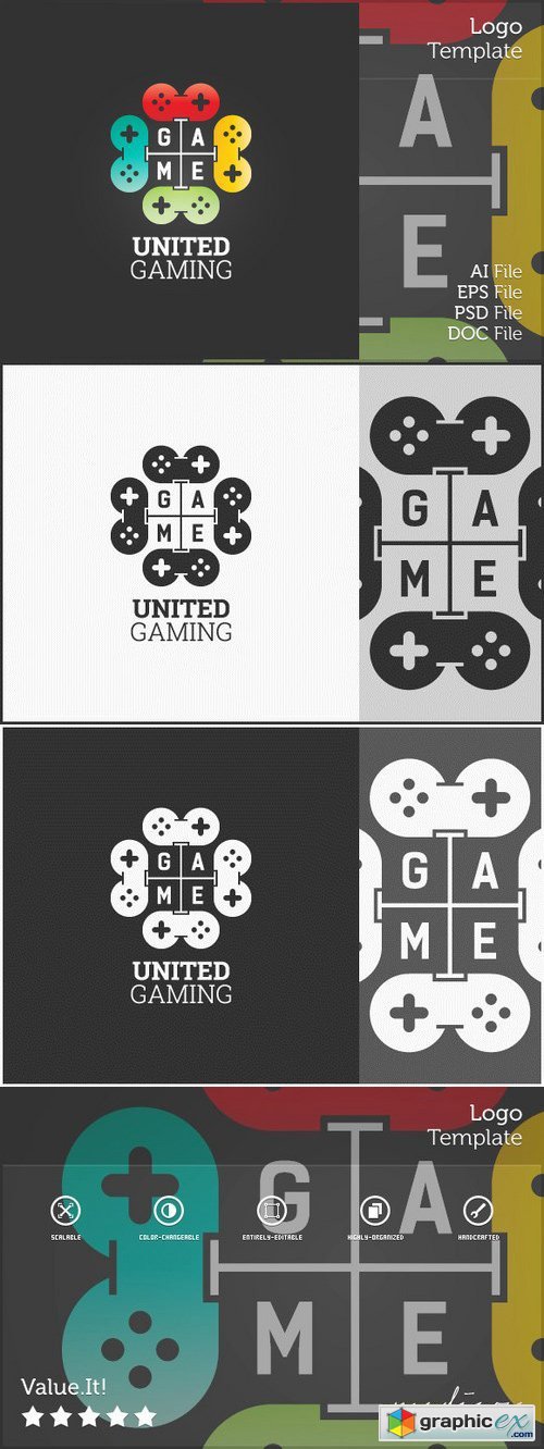 United Gamers Logo Symbol