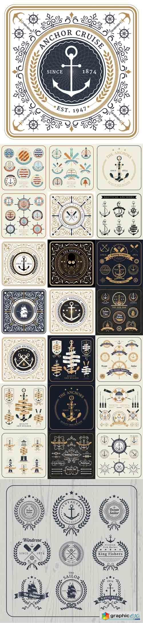 Nautical Cards and Labels