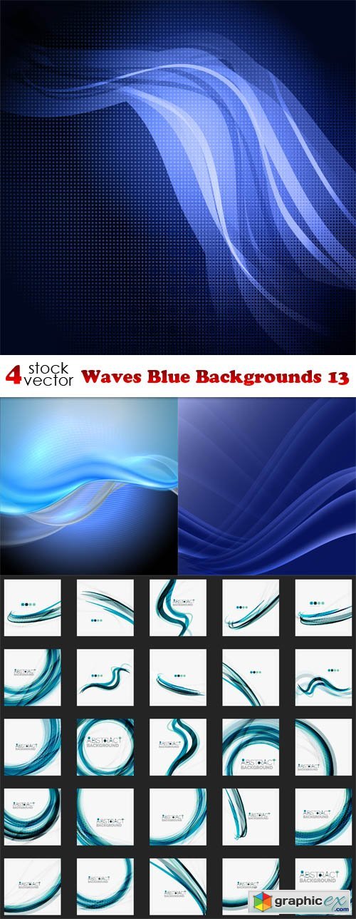 Waves Blue Backgrounds 13