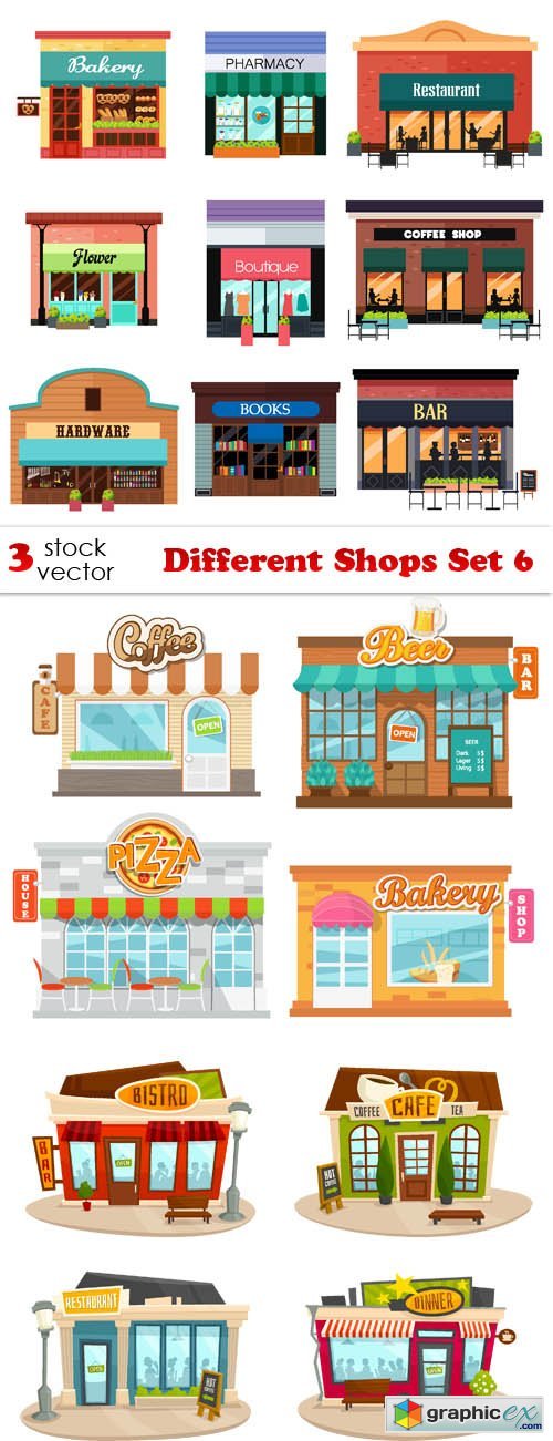 Different Shops Set 6