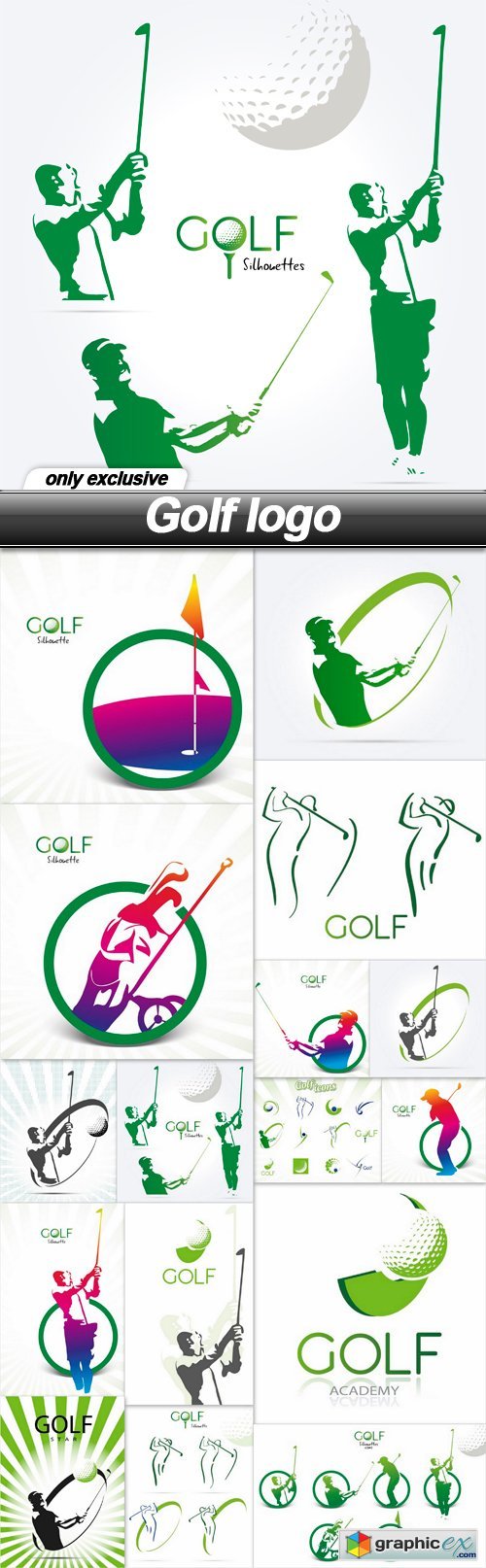 Golf logo - 16 EPS