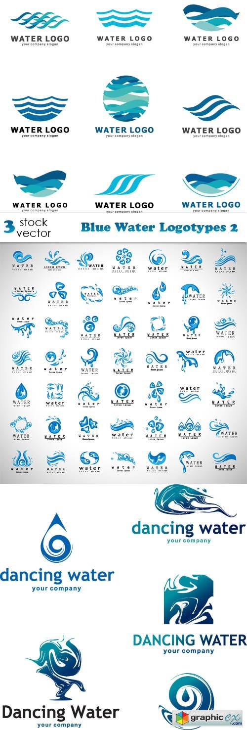 Blue Water Logotypes 2