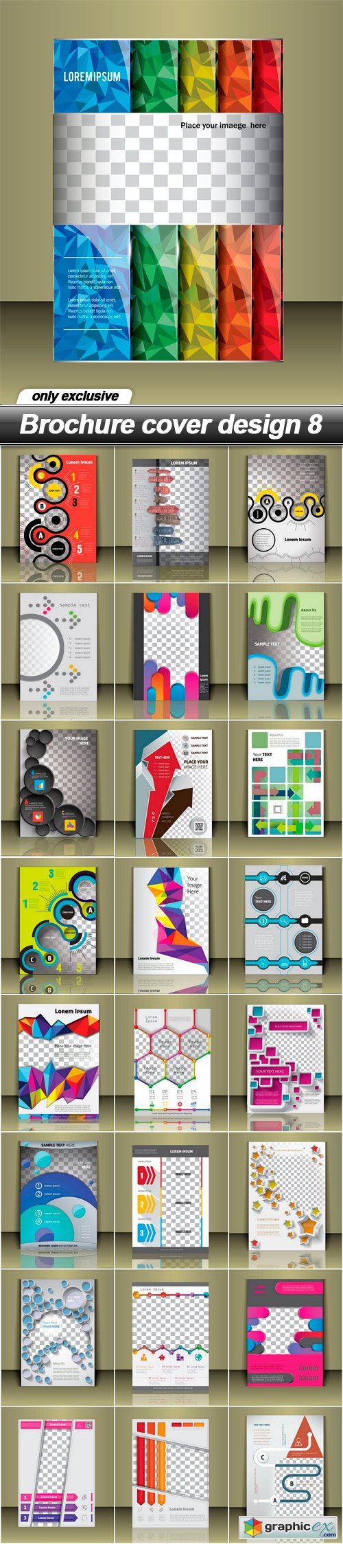 Brochure cover design 8 - 25 EPS