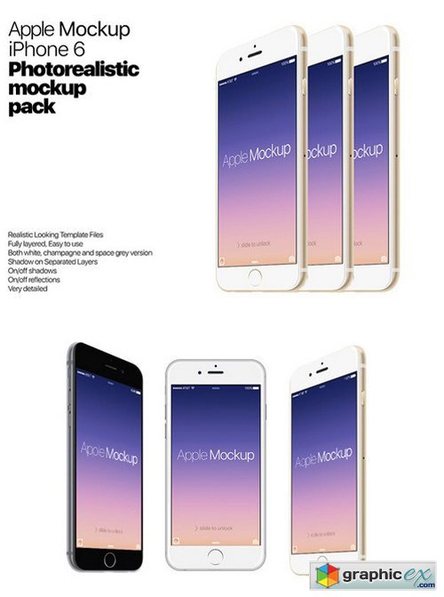 Apple iPhone 6/6s Mockups 