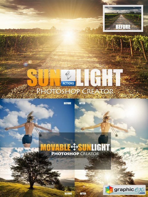 Add Sunlight Photoshop Creator