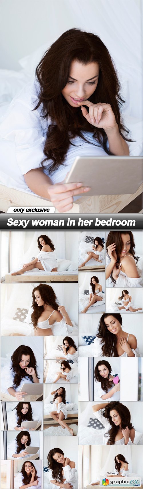 Sexy woman in her bedroom - 18 UHQ JPEG