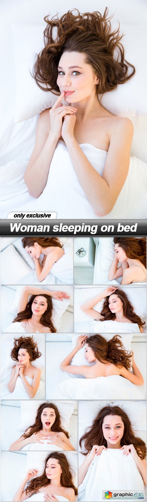 Woman sleeping on bed - 9 UHQ JPEG