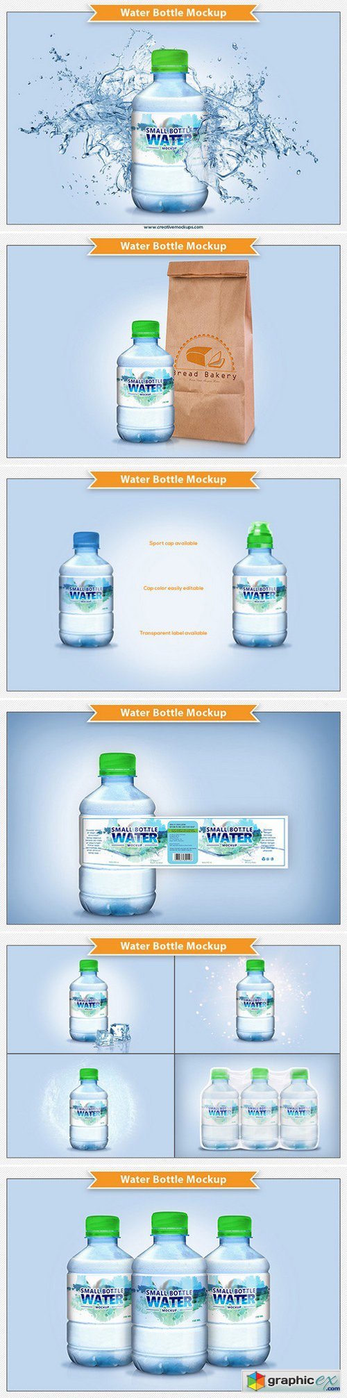 Water Bottle Mockup 762012