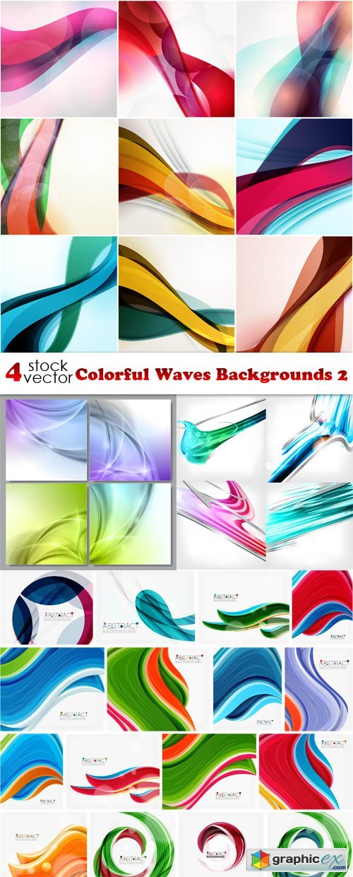 Colorful Waves Backgrounds 2
