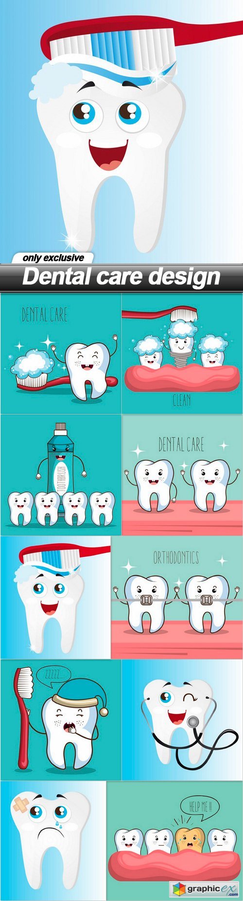 Dental care design - 10 EPS
