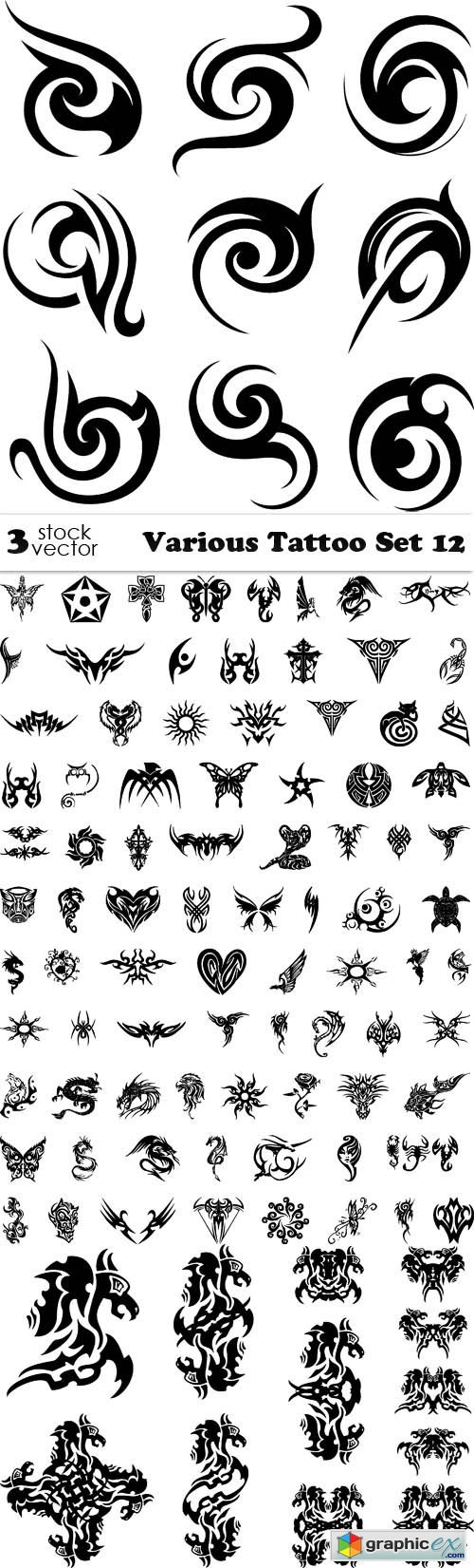 Various Tattoo Set 12