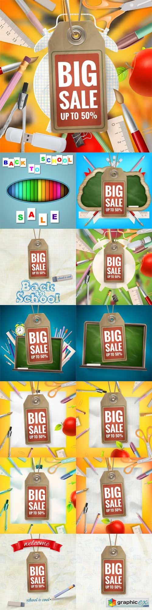 Back to School Sale Backgrounds