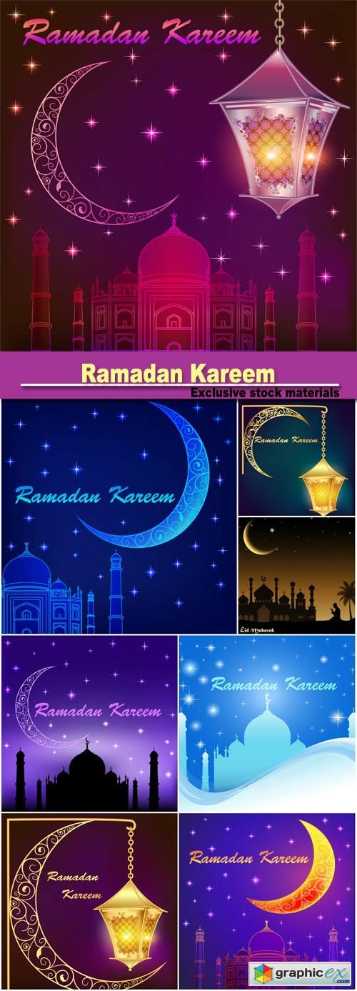 Ramadan Kareem islamic background, eid mubarak, islam holly month