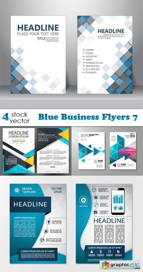 Blue Business Flyers 7