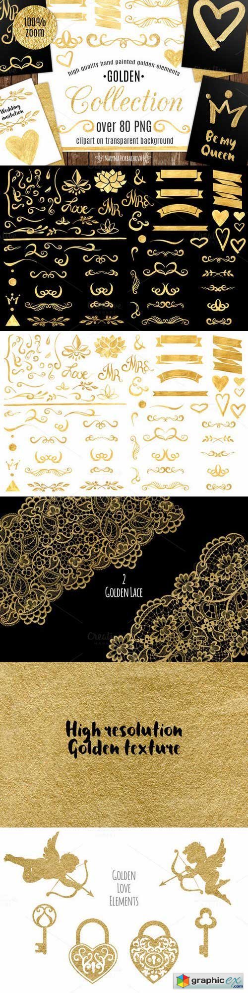 Gold Graphic Collection