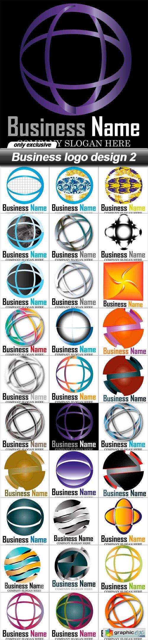 Business logo design 2 - 30 EPS