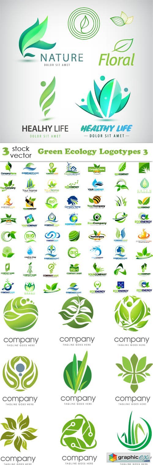 Green Ecology Logotypes 3