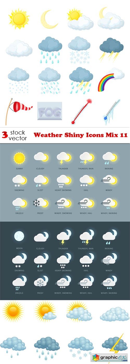 Weather Shiny Icons Mix 11