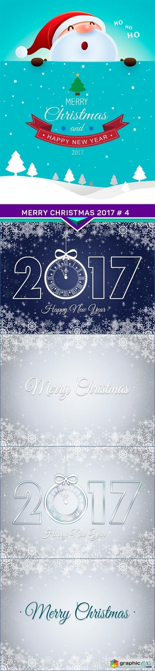Merry Christmas 2017 # 4 5X JPEG
