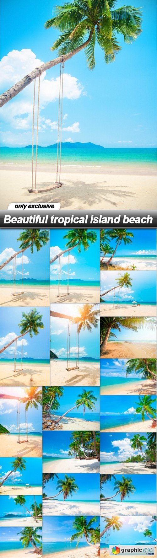 Beautiful tropical island beach - 20 UHQ JPEG