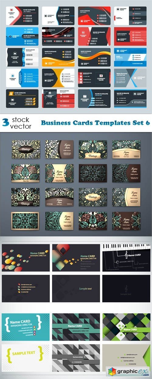 Business Cards Templates Set 6