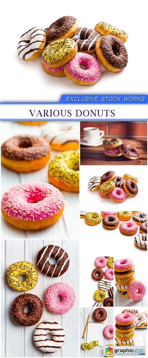 various donuts 9x JPEG