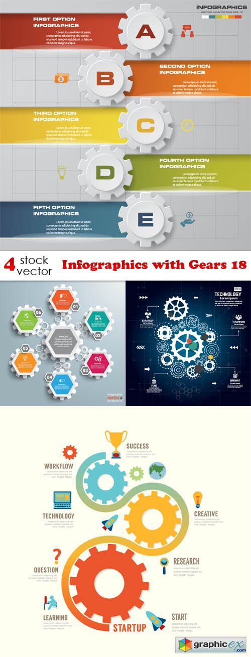 Infographics with Gears 18