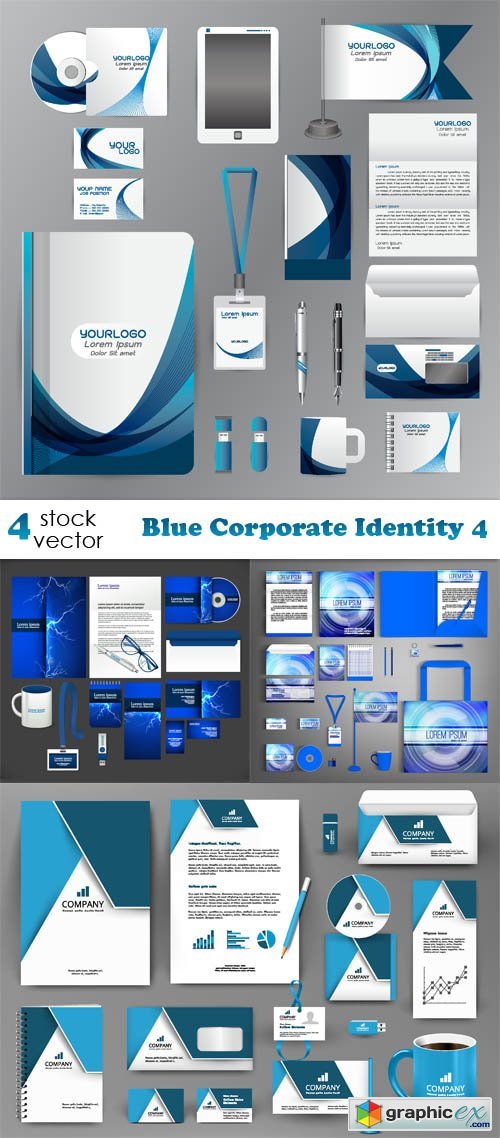 Blue Corporate Identity 4