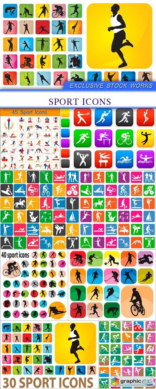 Sport icons 8X EPS