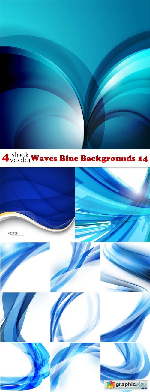 Waves Blue Backgrounds 14