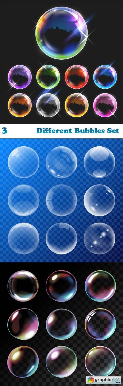 Different Bubbles Set