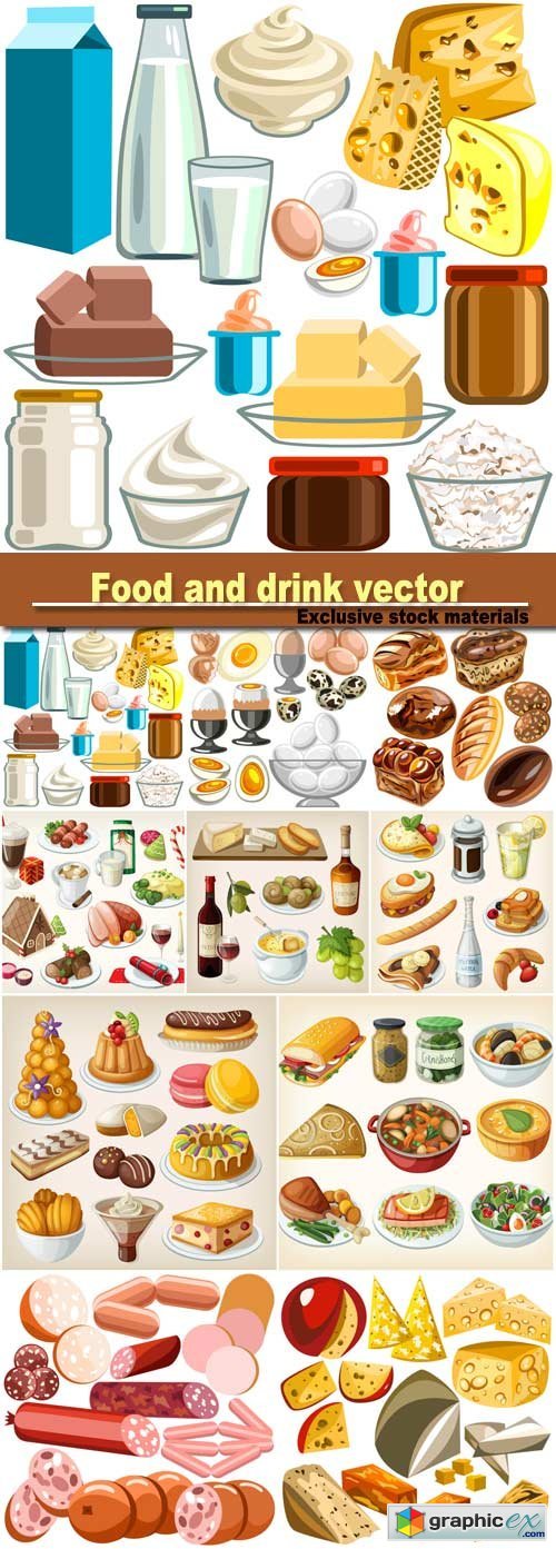 Food and drink vector