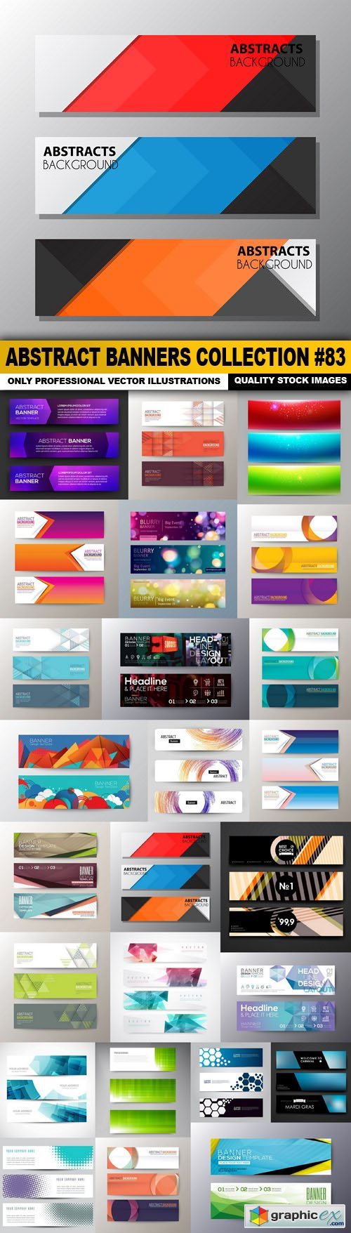 Abstract Banners Collection #83