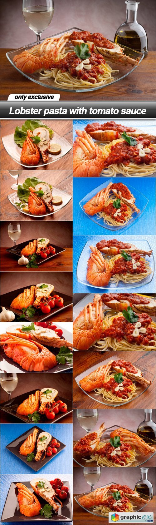 Lobster pasta with tomato sauce - 15 UHQ JPEG